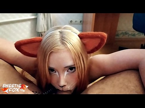 ❤️ Ka horomia e Kitsune te tiihi me te cum ki tona waha ❤ Porno i a matou ﹏